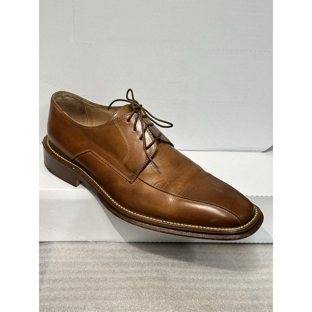 Bacharach Men's 11d Wilton Bicycle Toe Tan With Protective‎ Sleeves And Box - Picture 8 of 11